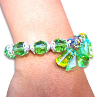 Bracelet, Handmade From Glassbead.