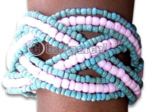 Bracelet, Handmade From Glassbead.
