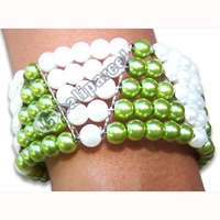 Bracelet, Handmade From Glassbead.