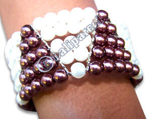 Bracelet, Handmade From Glassbead.