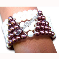 Bracelet, Handmade From Glassbead.