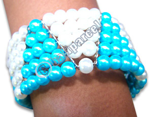 Bracelet, Handmade From Glassbead.