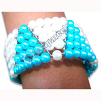 Bracelet, Handmade From Glassbead.
