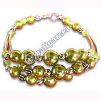 Bracelet, Handmade From Glassbead.