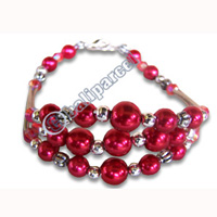 Bracelet, Handmade From Glassbead.
