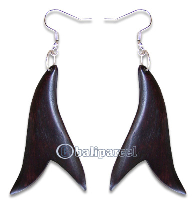 Wooden Earring, Handmade From Sono Wood.