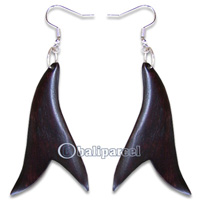 Wooden Earring, Handmade From Sono Wood.