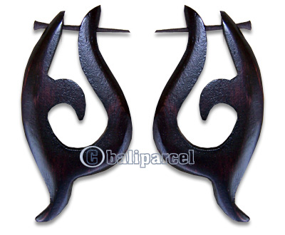 Wooden Piercing, Handmade From Sono Wood.