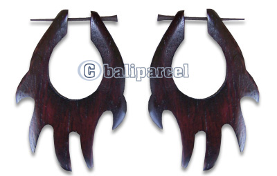 Wooden Piercing, Handmade From Sono Wood.