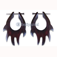 Wooden Piercing, Handmade From Sono Wood.