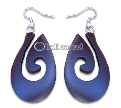 Wooden Earring, Handmade From Sono Wood.