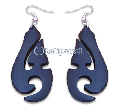Wooden Earring, Handmade From Sono Wood.