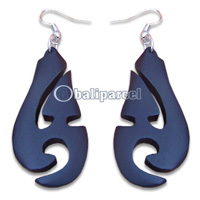 Wooden Earring, Handmade From Sono Wood.