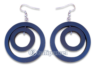 Wooden Earring, Handmade From Sono Wood.