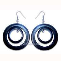 Wooden Earring, Handmade From Sono Wood.