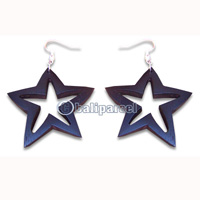 Wooden Earring, Handmade From Sono Wood.