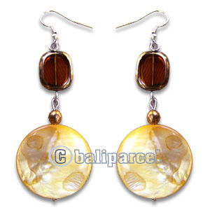 Earring, Handmade From Shell.