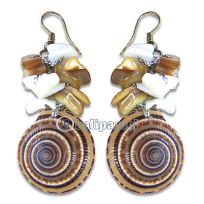 Earring, Handmade From Shell.