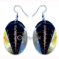 Earring, Handmade From Shell.