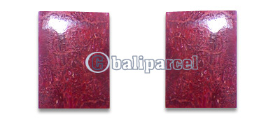 Piercing Earring, Handmade From Red Coral.