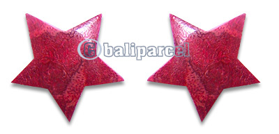 Piercing Earring, Handmade From Red Coral.