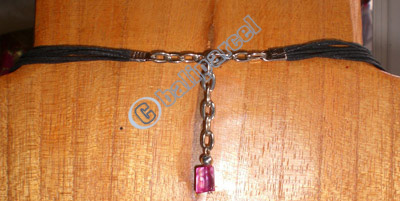 Necklaces, Handmade From Shell And Glassbead
