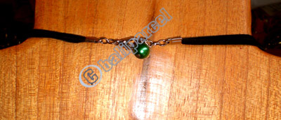 Necklaces, Handmade From Shell And Glassbead