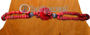 Necklaces, Handmade From Shell And Glassbead