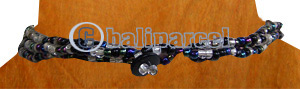 Necklaces, Handmade From Shell And Glassbead