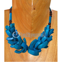 Necklaces, Handmade From Bone And Glass Beads