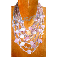 Necklaces, Handmade From Stone.