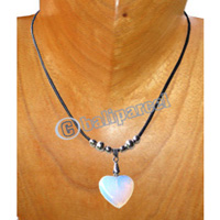 Necklaces, Handmade From Resin And Fiber String.