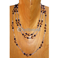 Necklaces, Handmade From Glass Beads.