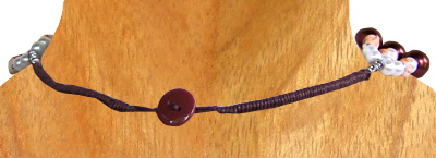 Necklaces, Handmade From Glass Beads.