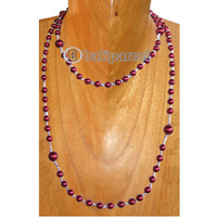 Necklaces, Handmade From Glass Beads.