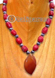 Necklaces, Handmade From Coral