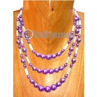 Necklaces, Handmade From Pearl And Shell.