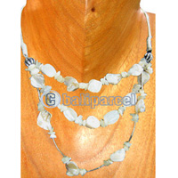 Necklaces, Handmade From Shell, Glass Beads, Resin Inlaid With Shell & Shiva Eye