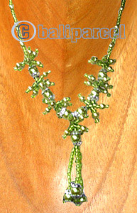 Necklaces, Handmade From Pearl And Shell.