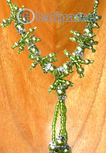 Necklaces, Handmade From Pearl And Shell.