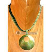 Necklaces, Handmade From Shell And Cotton String