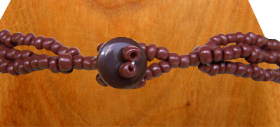 Necklaces, Handmade From Shell, Resin, And Glassbead.