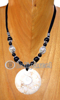 Necklaces, Handmade From Glass Beads, Stone Inlaid With Shiva Eye