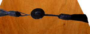 Necklaces, Handmade From Glass Beads, Resin Inlaid With Shell.