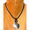 Necklaces, Handmade From Resin Inlaid With Shell And Glass Beads.