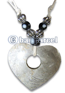 Necklaces, Handmade From Stone And Resin