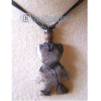 Necklaces, Handmade From Stone.