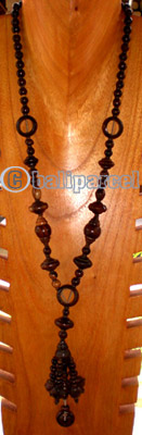 Necklace, Handmade From Wooden Beads.