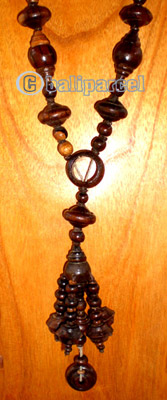 Necklace, Handmade From Wooden Beads.
