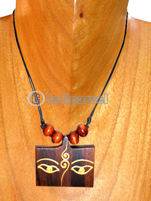 Wooden Necklaces, Handmade From Sono Wood And Wooden Beads .